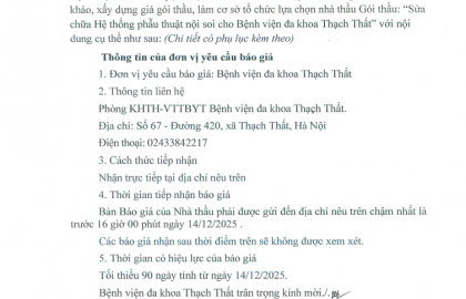 Thư mời chào giá sô 455