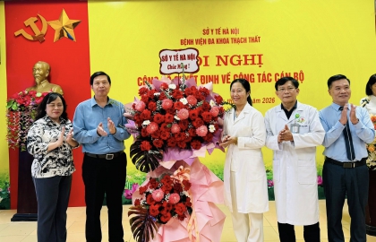 Bệnh viện Đa khoa Thạch Thất tham dự Hội thảo Quốc tế về Chuyển đổi số Y tế và Xây dựng Bệnh viện Thông minh